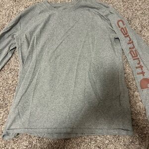 Carhartt Heather Gray Long Sleeve Tee